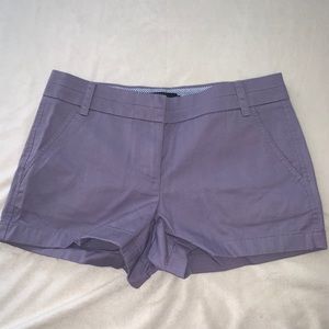 NEW J. Crew 3” Chino Shorts - Purple (Size 4)